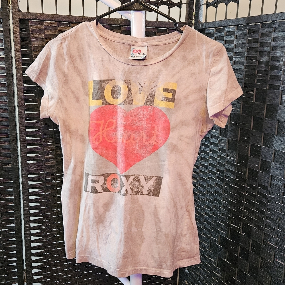 Roxy Y2k Tee 100% Cotton Tiedye Love